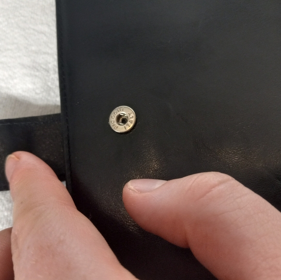 EUC Vintage Italian Leather Burgdorf Goodman  wallet checkbook holder Italy - Picture 3 of 9